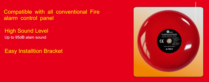 Conventional Fire Alarm Control System: JL188-8 Electric Bell