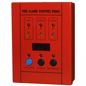 Conventional Fire Alarm Control System :2 Zones Mini Conventional Fire Alarm Control Master Panel