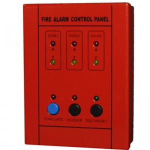 Conventional Fire Alarm Control System :2 Zones Mini Conventional Fire Alarm Control Slave Panel